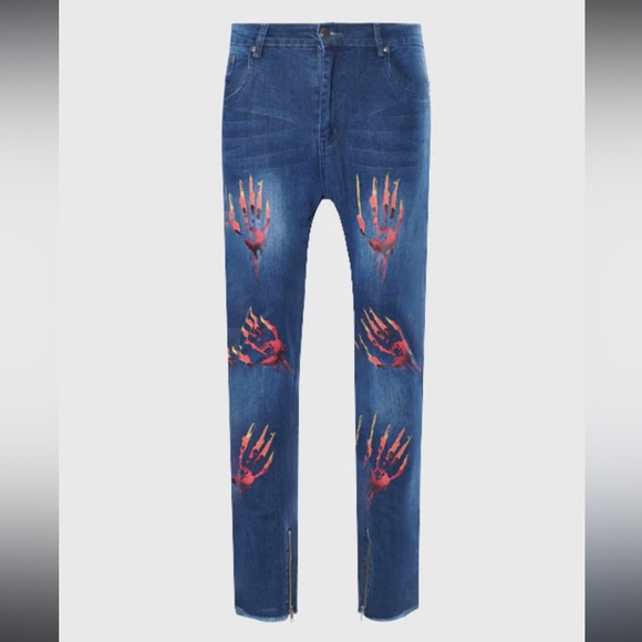 THC The Hideout Clothing Co Jahknow War Memory Jeans in Size 30 - Picture 13 of 15